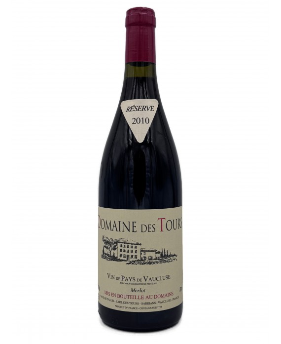 Domaine des Tours VDP Vaucluse rouge Merlot 2010