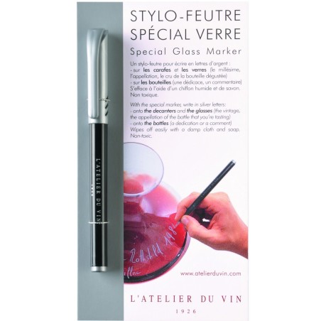 Sylo feutre spécial verre atelier du vin